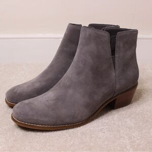 Cole Haan Grey Ladies Suede Ankle Boots Sz 11